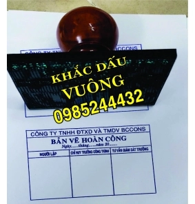 Làm Dấu Bản Vẽ Hoàn Công 