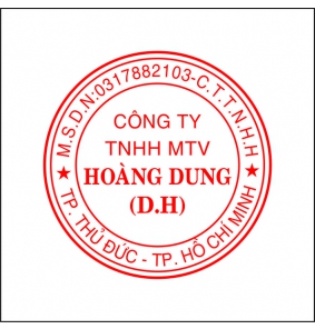 Khắc con dấu tròn CTY giá rẻ