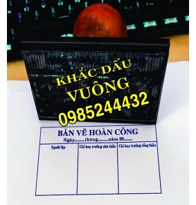 Khắc Dấu Bản Vẻ Theo Yêu Cầu