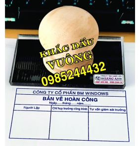 Khắc Con Dấu Bản Vẽ Hoàn Công 