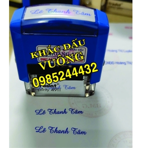 Khắc con dấu tên chữ Hoa nghiên, đẹp, sắc nét