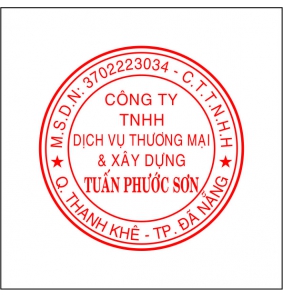 khắc dấu tròn logo lấy liền