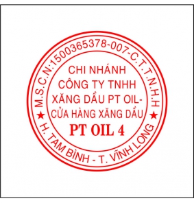 Khắc con dấu tròn công ty trách nhiệm hữu hạn